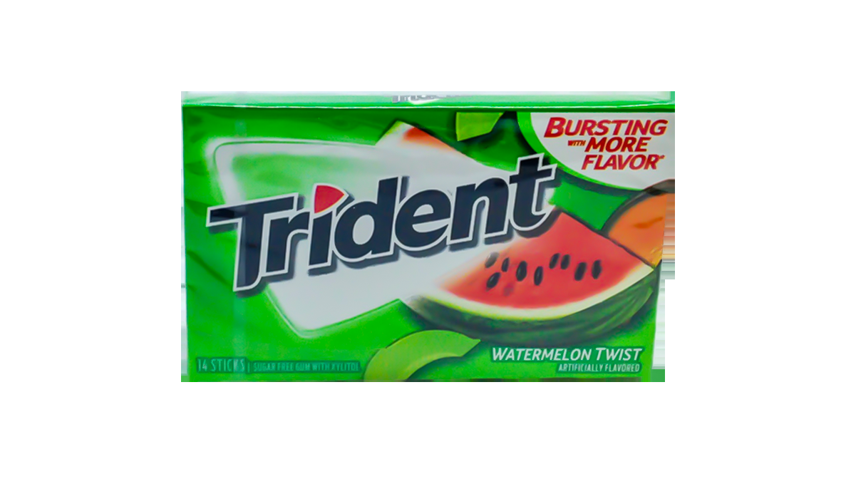 Trident Watermelon Twist Sugar Free Gum, 14 Piece Pack