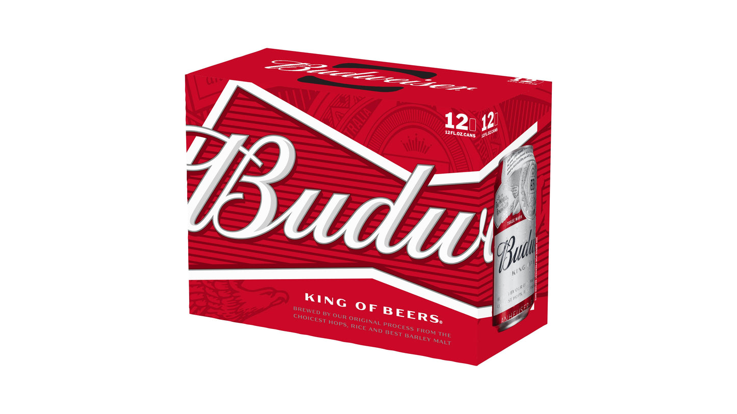 Budweiser Beer - 12 Pack Cans