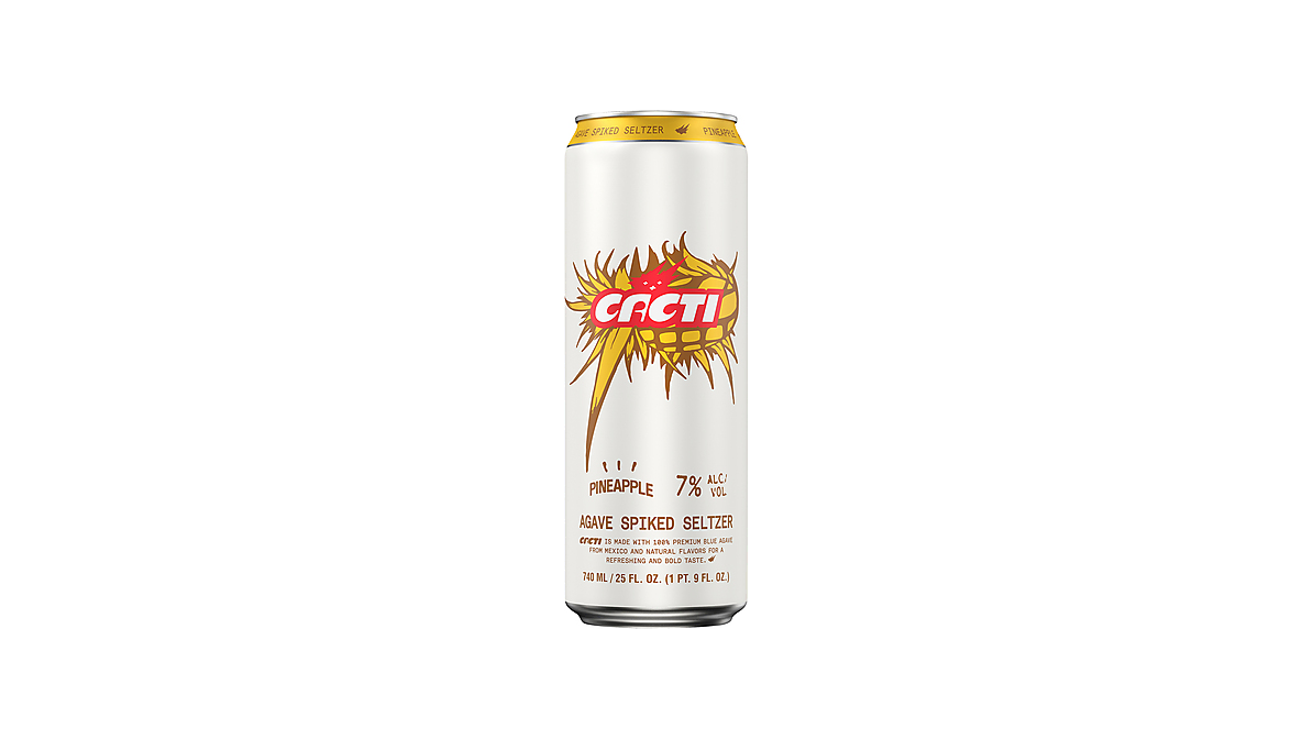 Cacti Pineapple Agave Spiked Seltzer, 25 Fl. Oz. Can