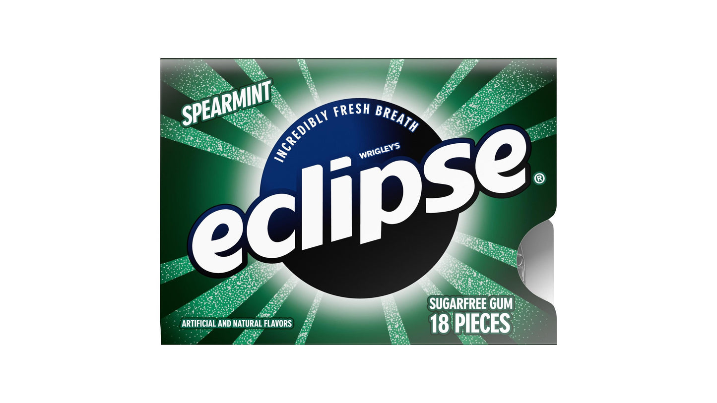 Eclipse Spearmint Sugar Free Gum 18 Piece Pack