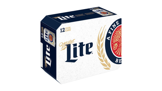 Miller Lite American Pilsner Light Lager Beer, 4.2% ABV, 12-pack, 12-oz. Beer Cans