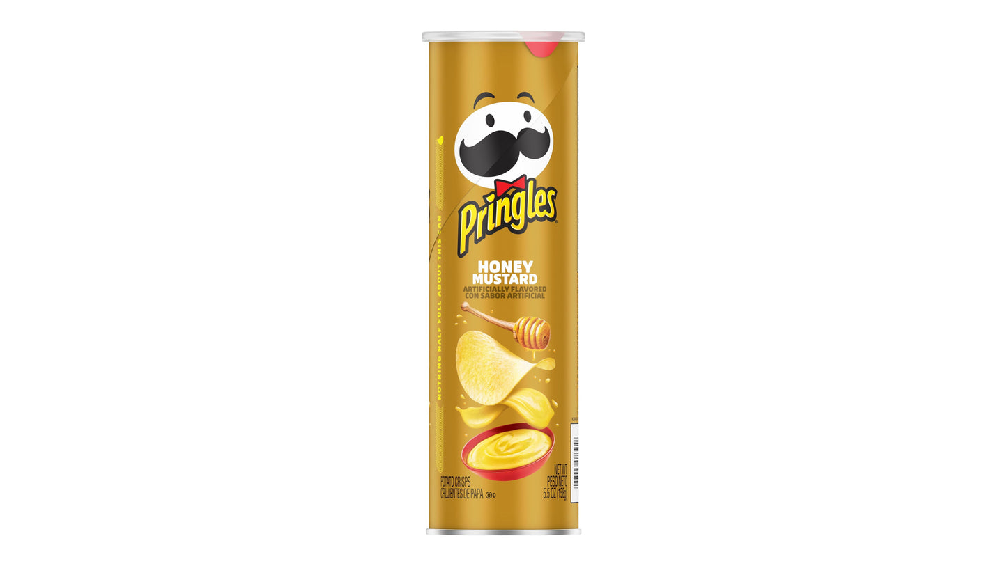 Pringles Potato Crisps Chips, Honey Mustard, 5.5 Oz