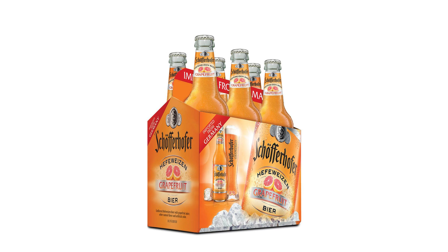 Schofferhofer Grapefruit Hefeweizen Beer - 6pk/12 Fl Oz Bottles