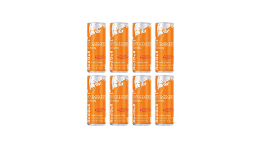 Red Bull Amber Edition Strawberry Apricot Energy Drink 8.4 Fl Oz Can