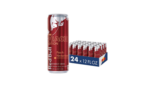 Red Bull Peach Edition Energy Drink 12 Fl Oz Can