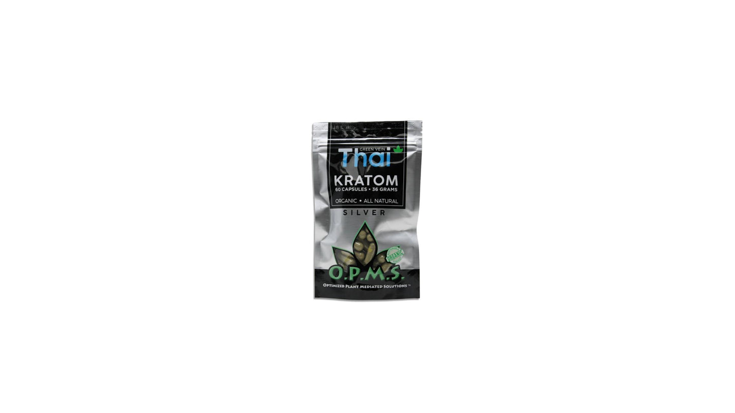 Opms Silver Green Vein Thai 60 Caps