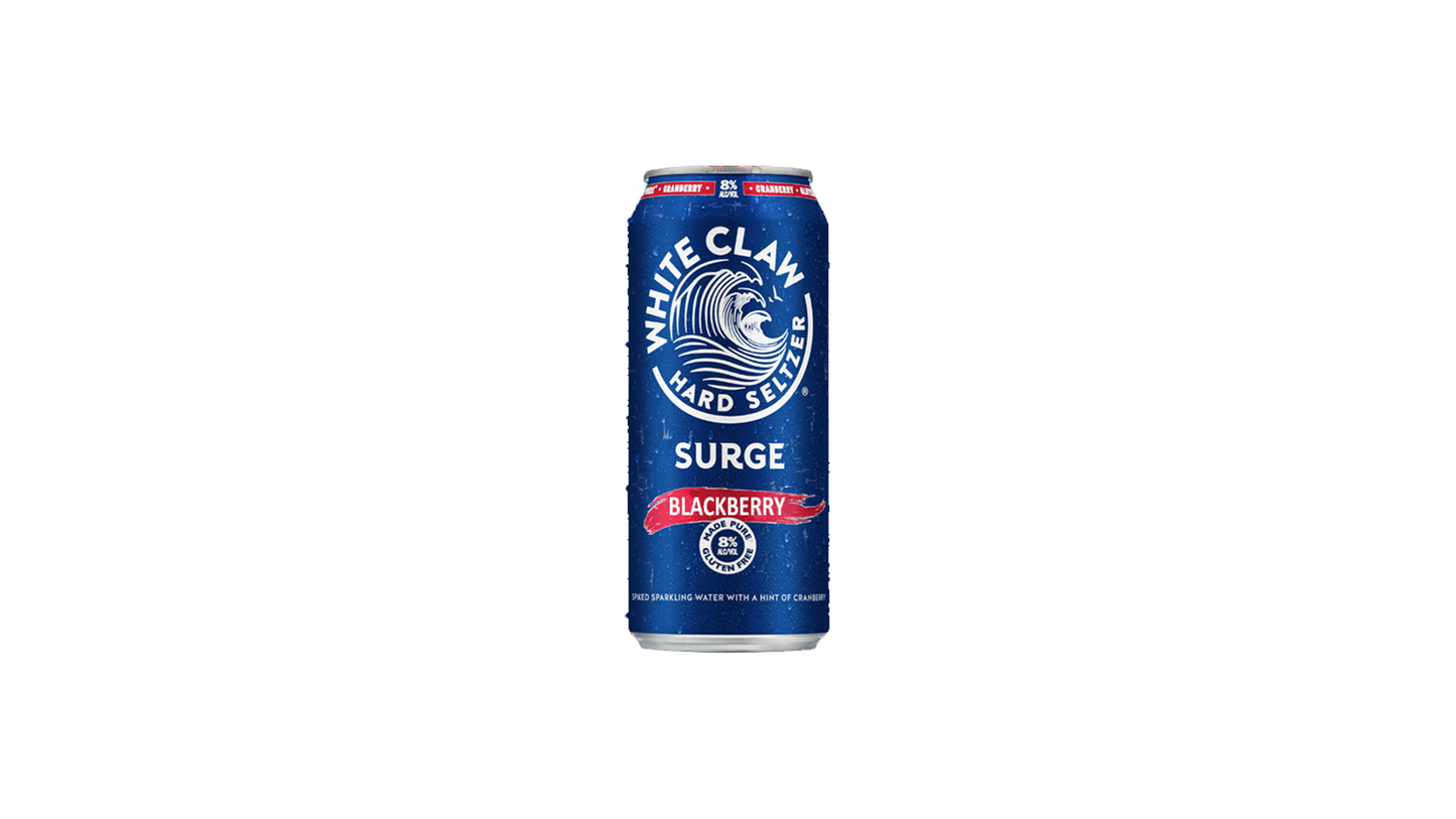 White Claw Beer, Hard Seltzer, Blackberry, Surge 1 Pt