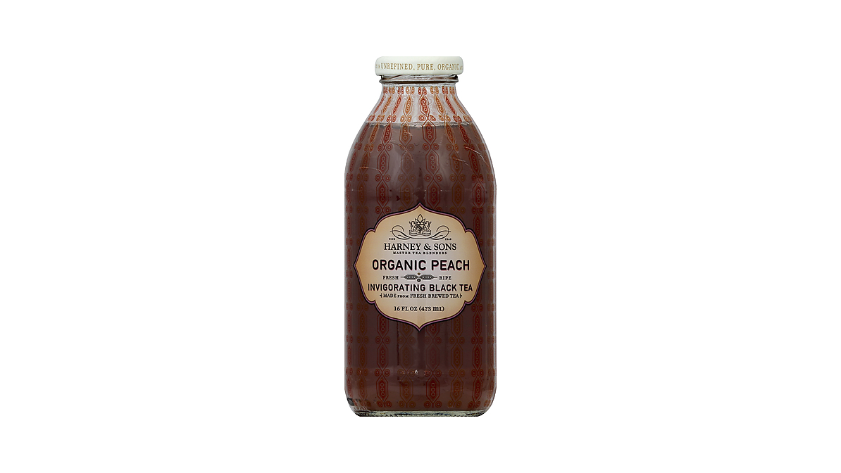 Harney & Sons Organic Peach Invigorating Black Tea, 16 Oz