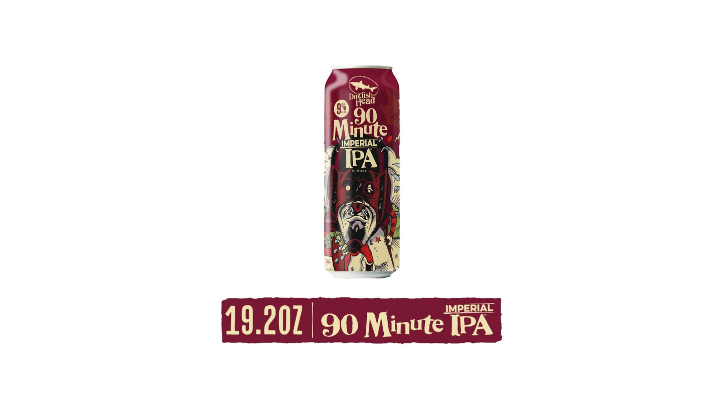 Dogfish Head 90 Minute Imperial IPA 19.2oz Can