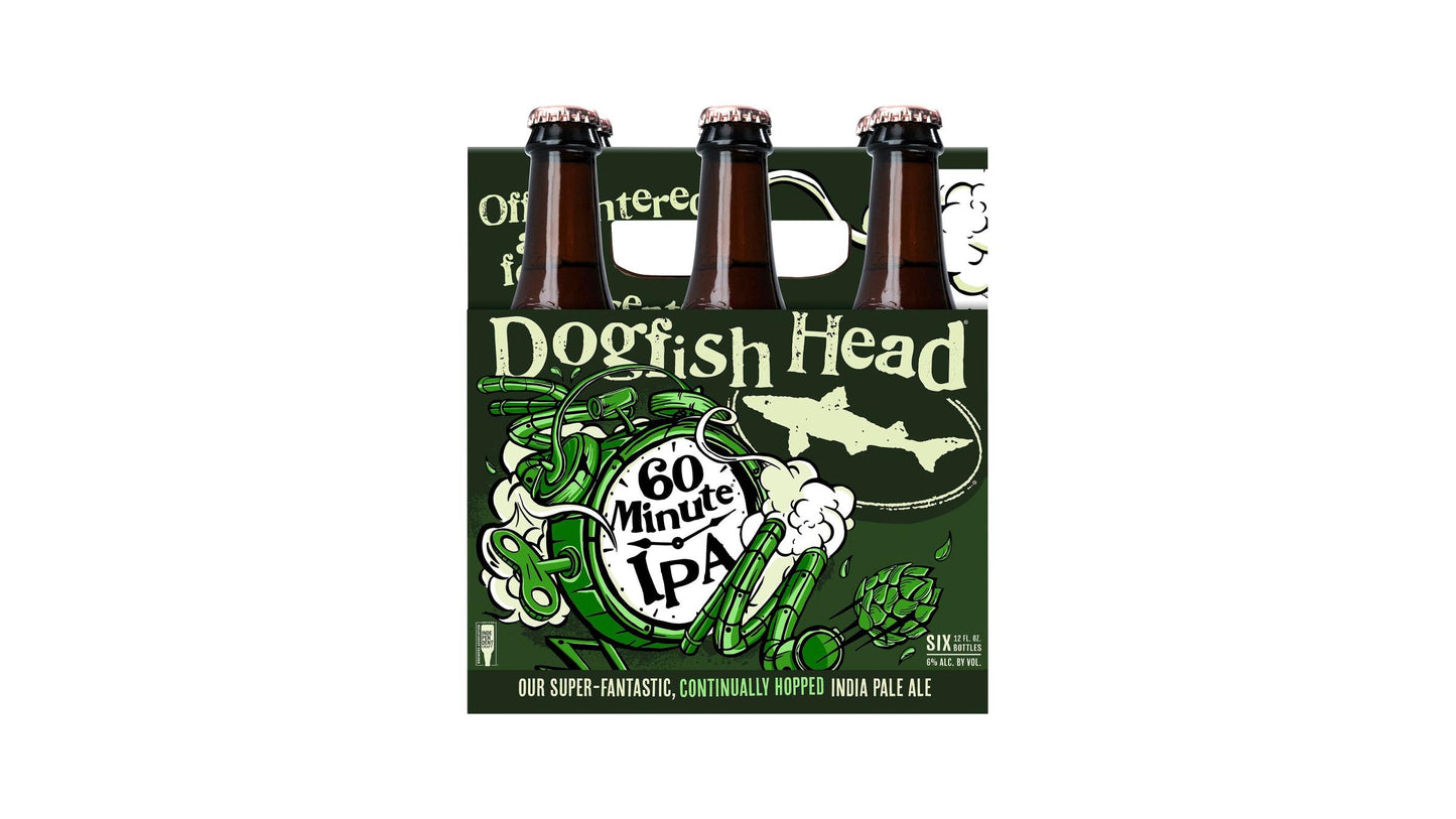 Dogfish Head 60 Minute IPA Beer - 6pk/12 Fl Oz Bottles