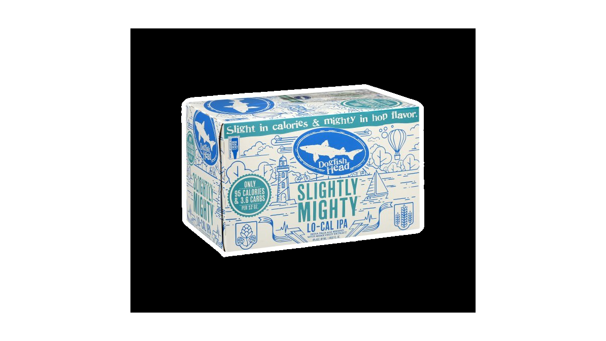 Dogfish Head Slightly Mighty Lo-Cal IPA Beer (12 Fl. Oz. Can, 6pk.)