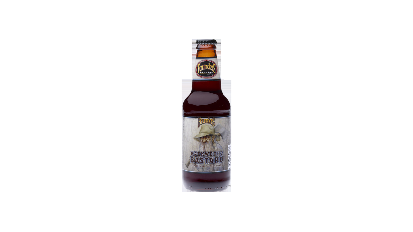 Founders Barrel-Aged Series Ale, Bourbon Barrels, Backwoods Bastard, Oak