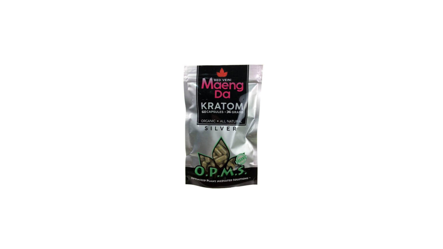 Pig OPMS SILVER Red Vein Maeng Da 36g, 60 Caps Kratom