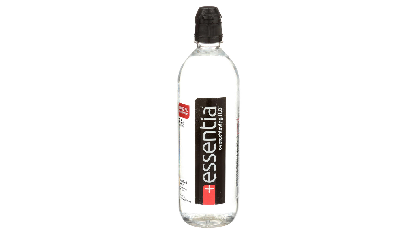 Essentia Bottled Water, 700 mL Sports Cap, Ionized Alkaline Water