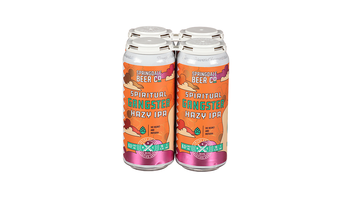 Springdale Beer 4 Pack Hazy IPA Spiritual Gangster
