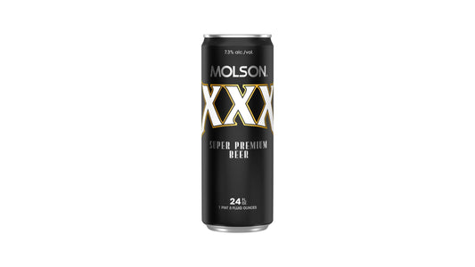 Molson XXX Super Premium Beer, 12 Pack, 24 Fl. Oz. Cans, 7.3% ABV