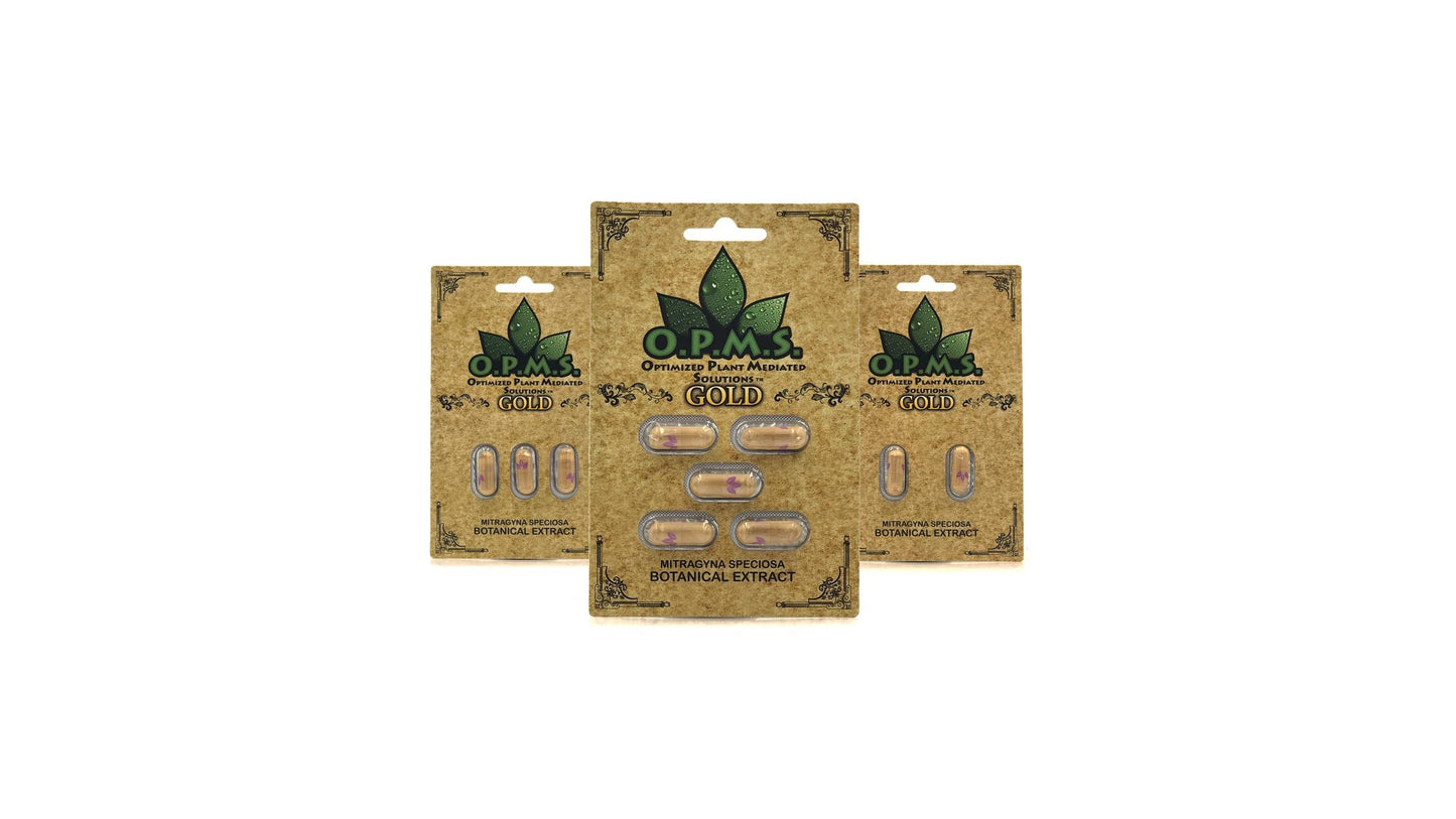 Opms Gold Capsules Kratom