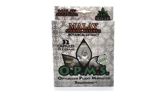 Opms Silver Malay 32ct 16gm Capsules