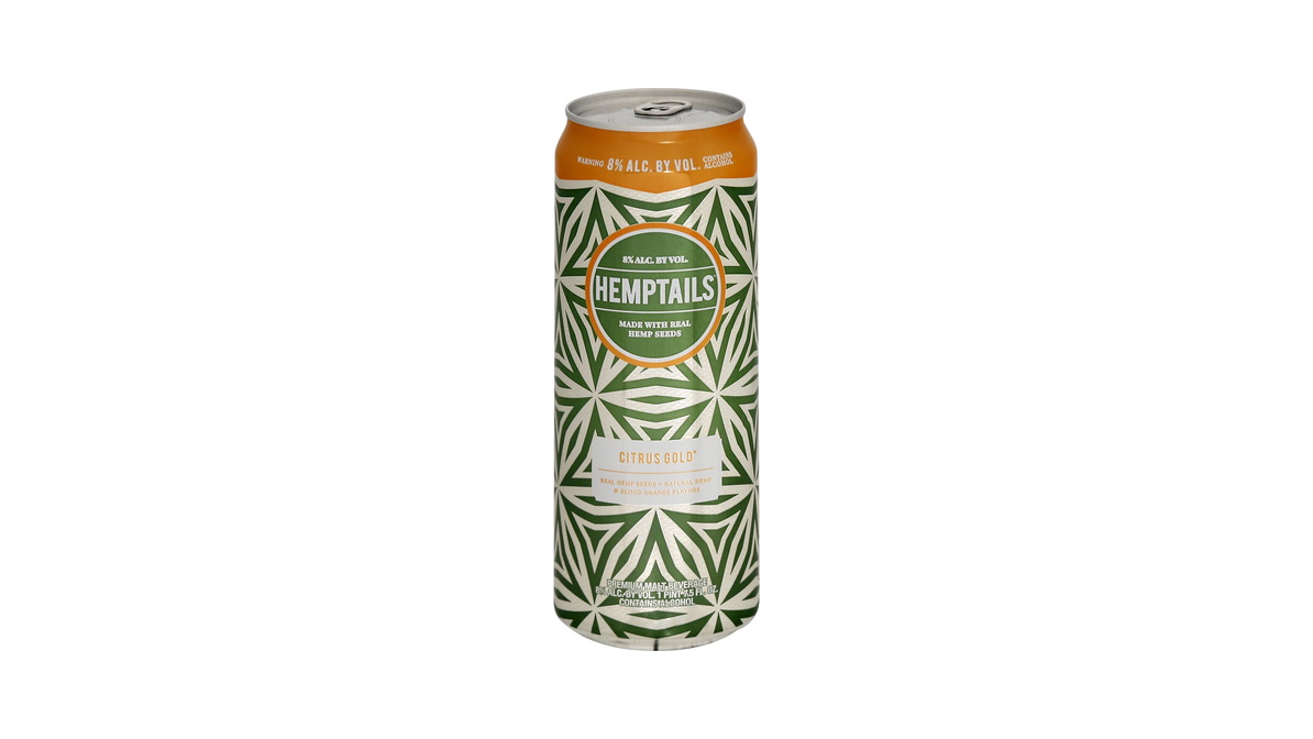Hemptails Malt Beverage, Premium, Citrus Gold