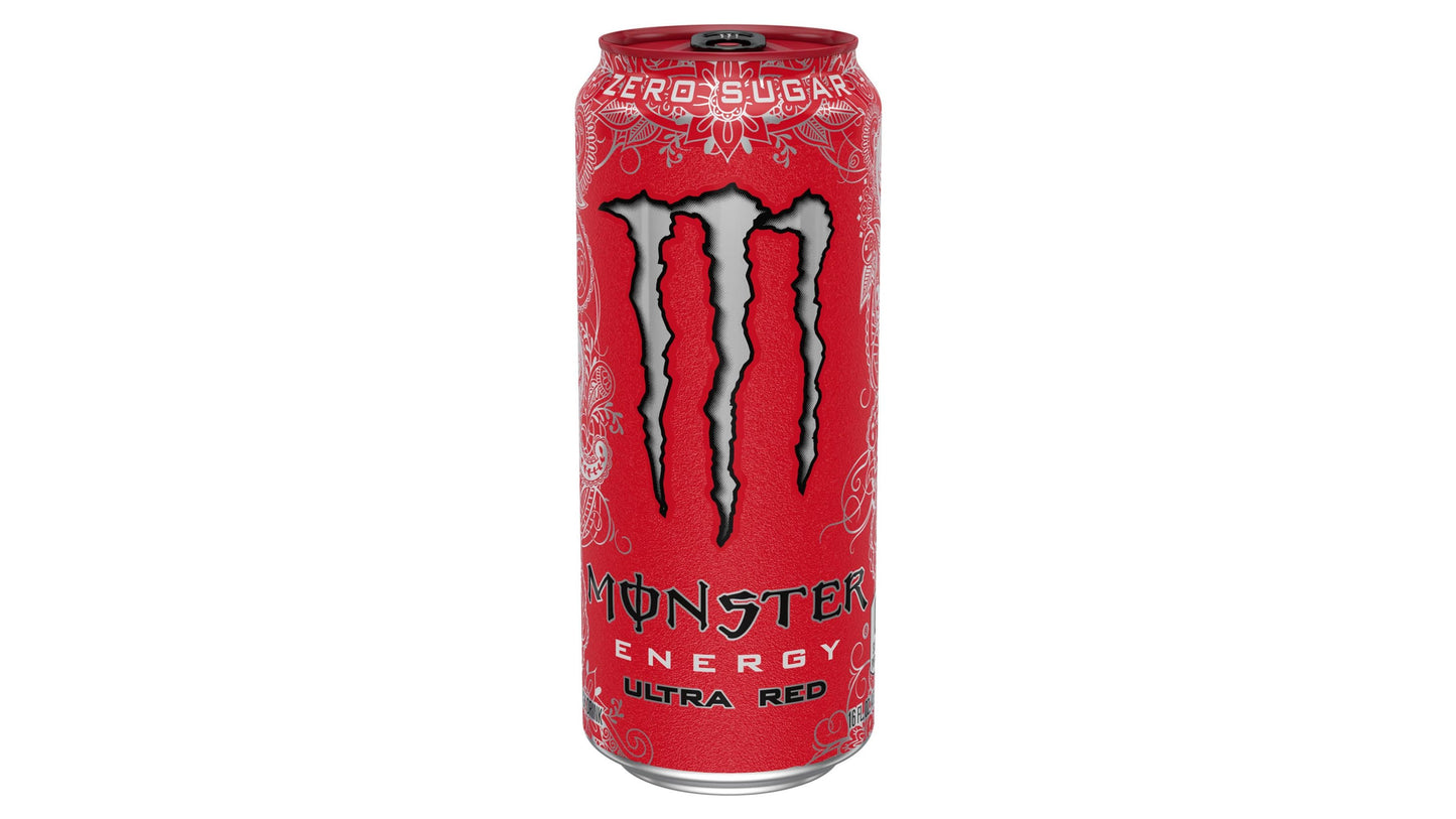 Monster Energy Zero Sugar Ultra Red Drink Can