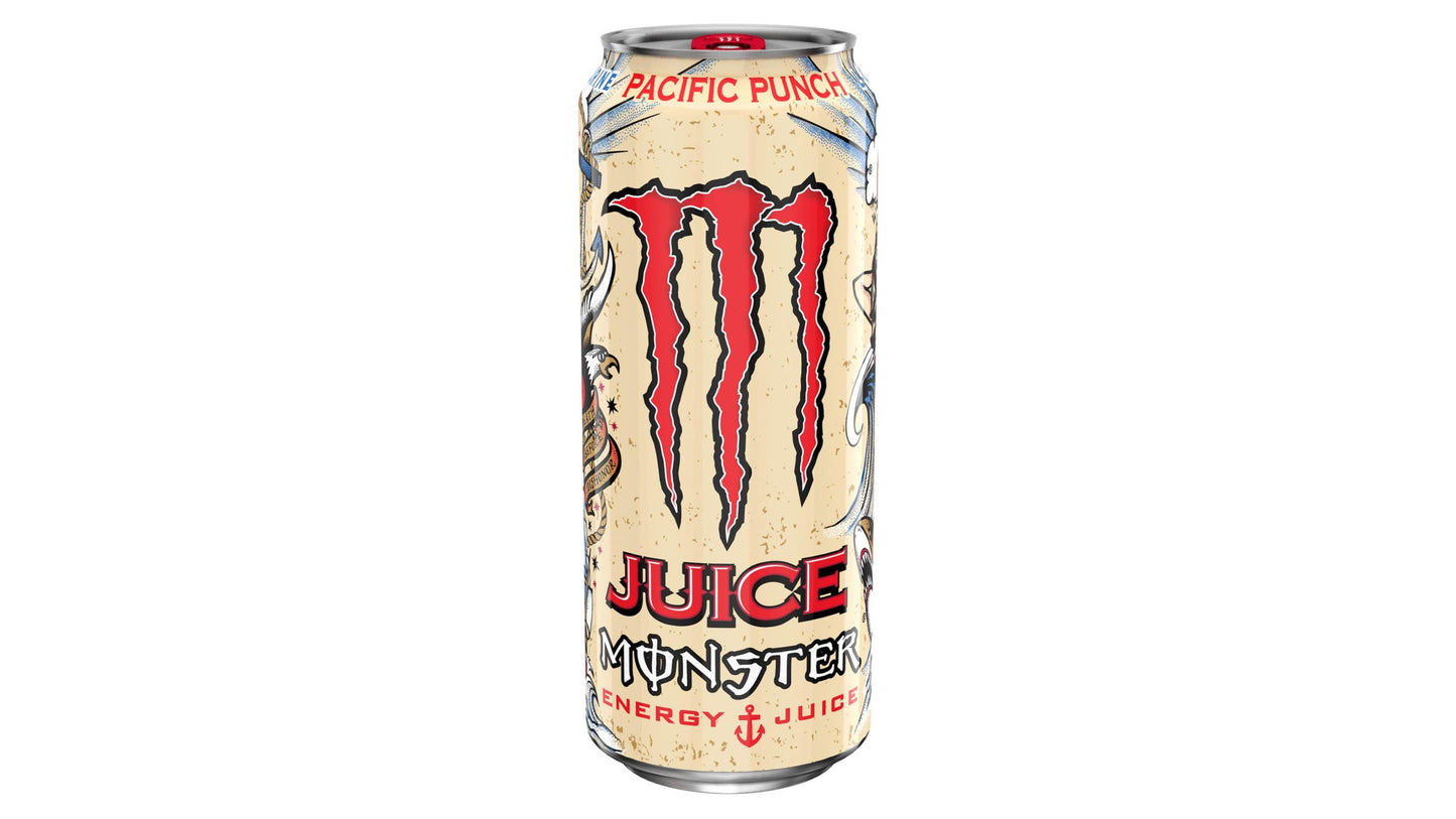 Monster Juice Energy Drink, Pacific Punch 16 Fl Oz