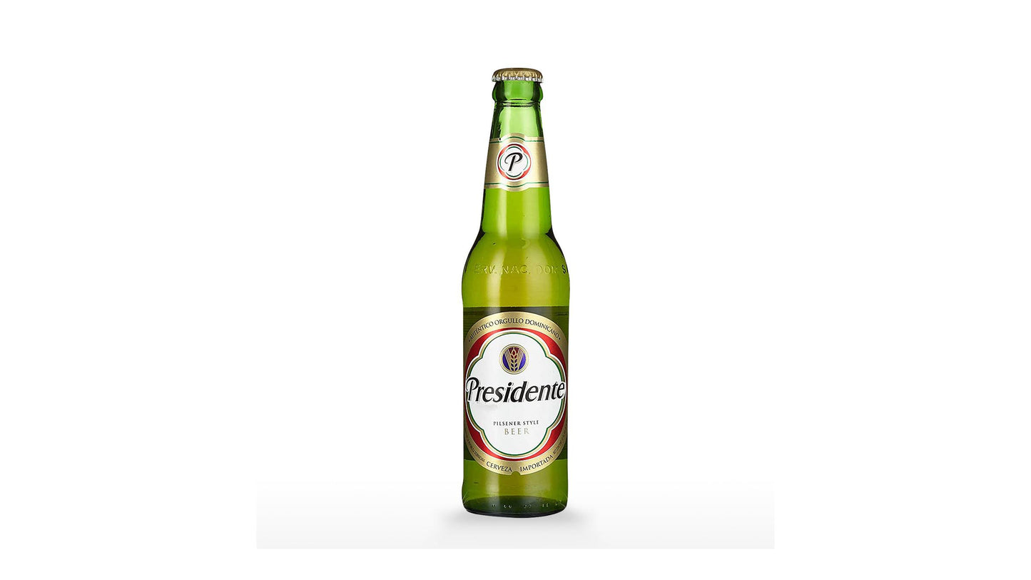 Presidente - Import Pilsener Style Beer, 12 Fl. Oz. Bottle
