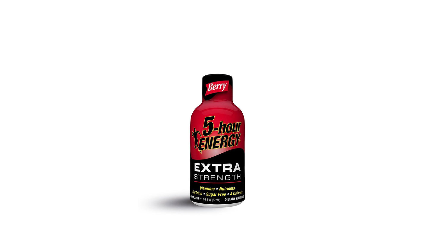 5 Hour Energy Shot, Extra Strength, Berry Flavor