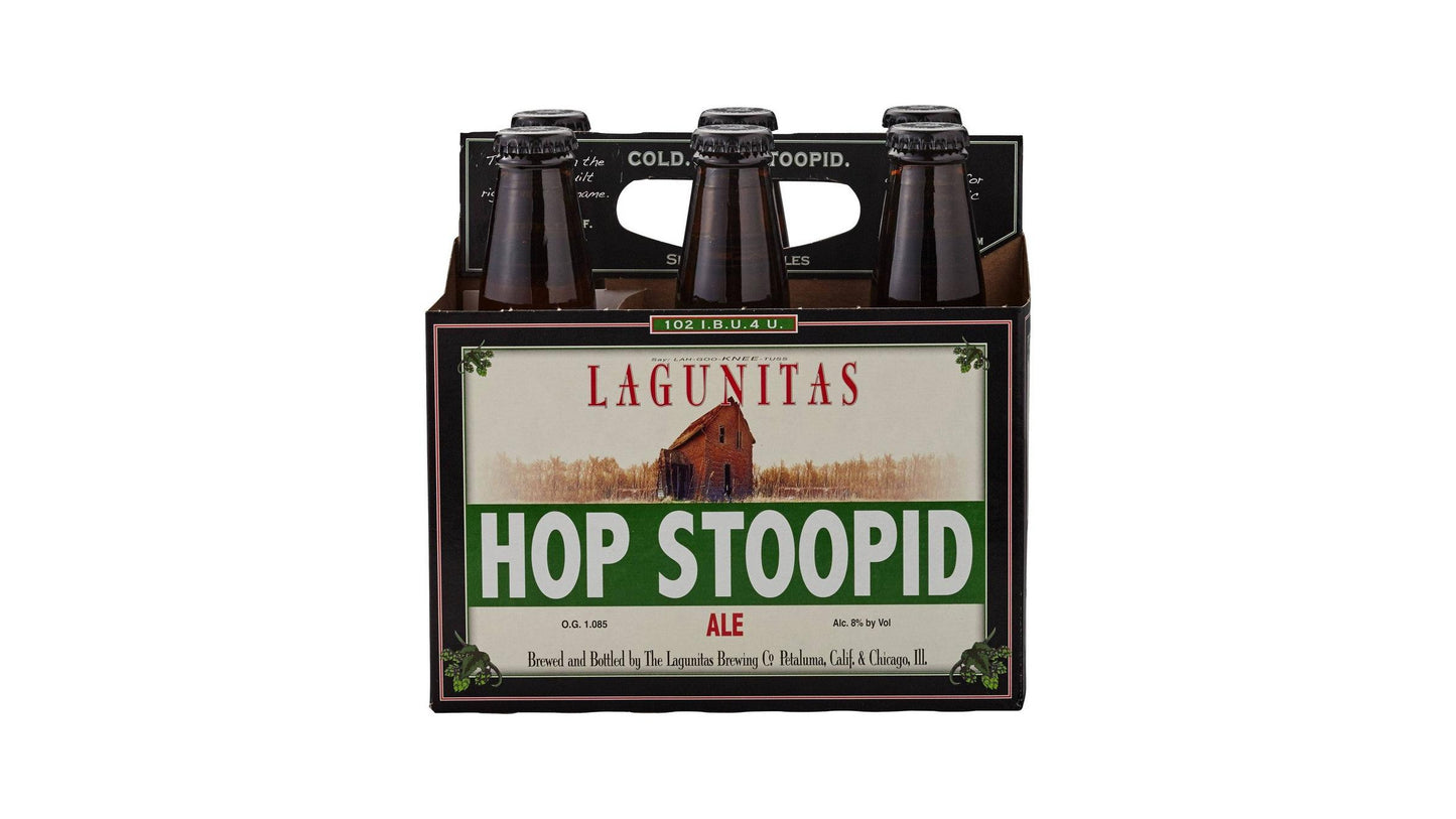 Lagunitas Hop Stoopid Double IPA Beer - 6pk/12 Fl Oz Bottles