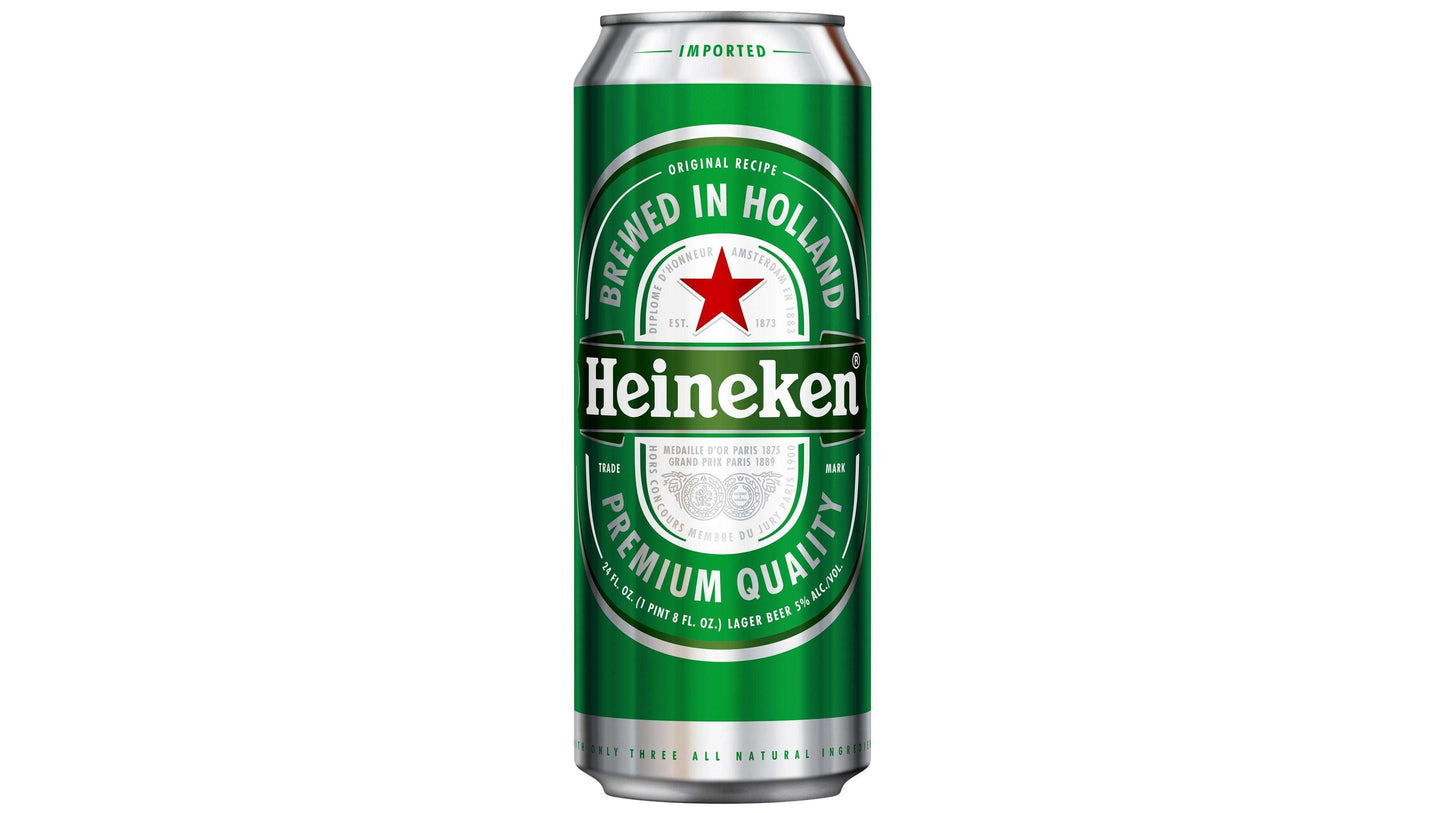 Heineken Original Lager Beer, Single 24 Fl Oz Can