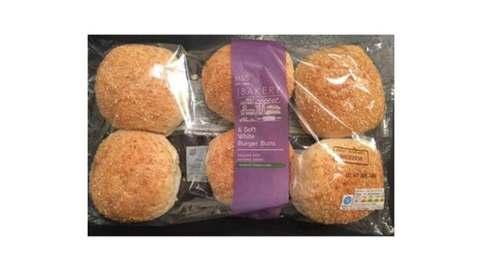 Marks & Spencer 6 Soft White Burger Buns