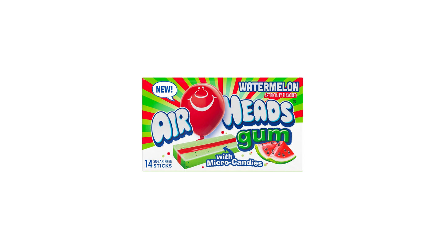 AirHeads Watermelon Gum - 14ct