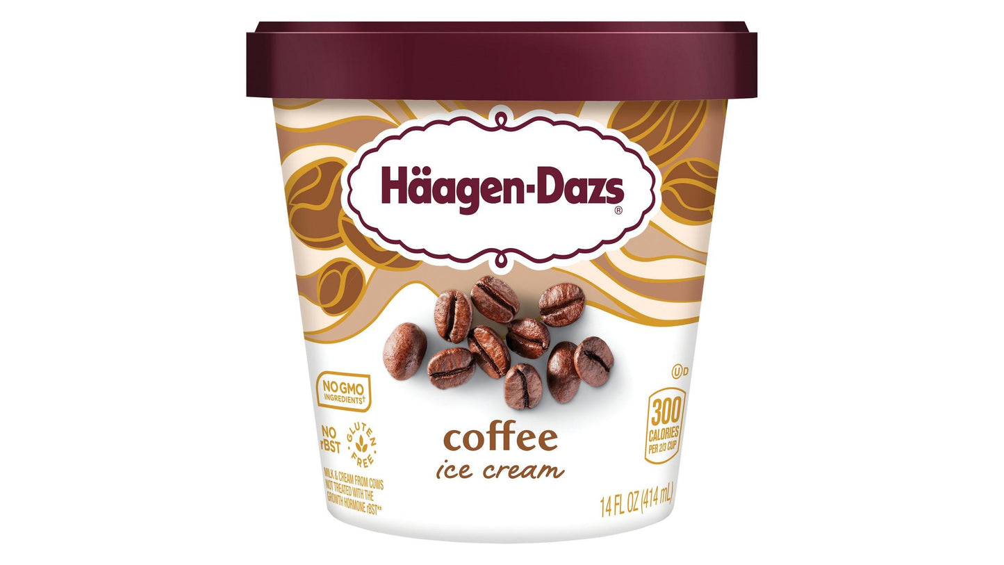 Haagen-Dazs Ice Cream, Coffee 14 Fl Oz