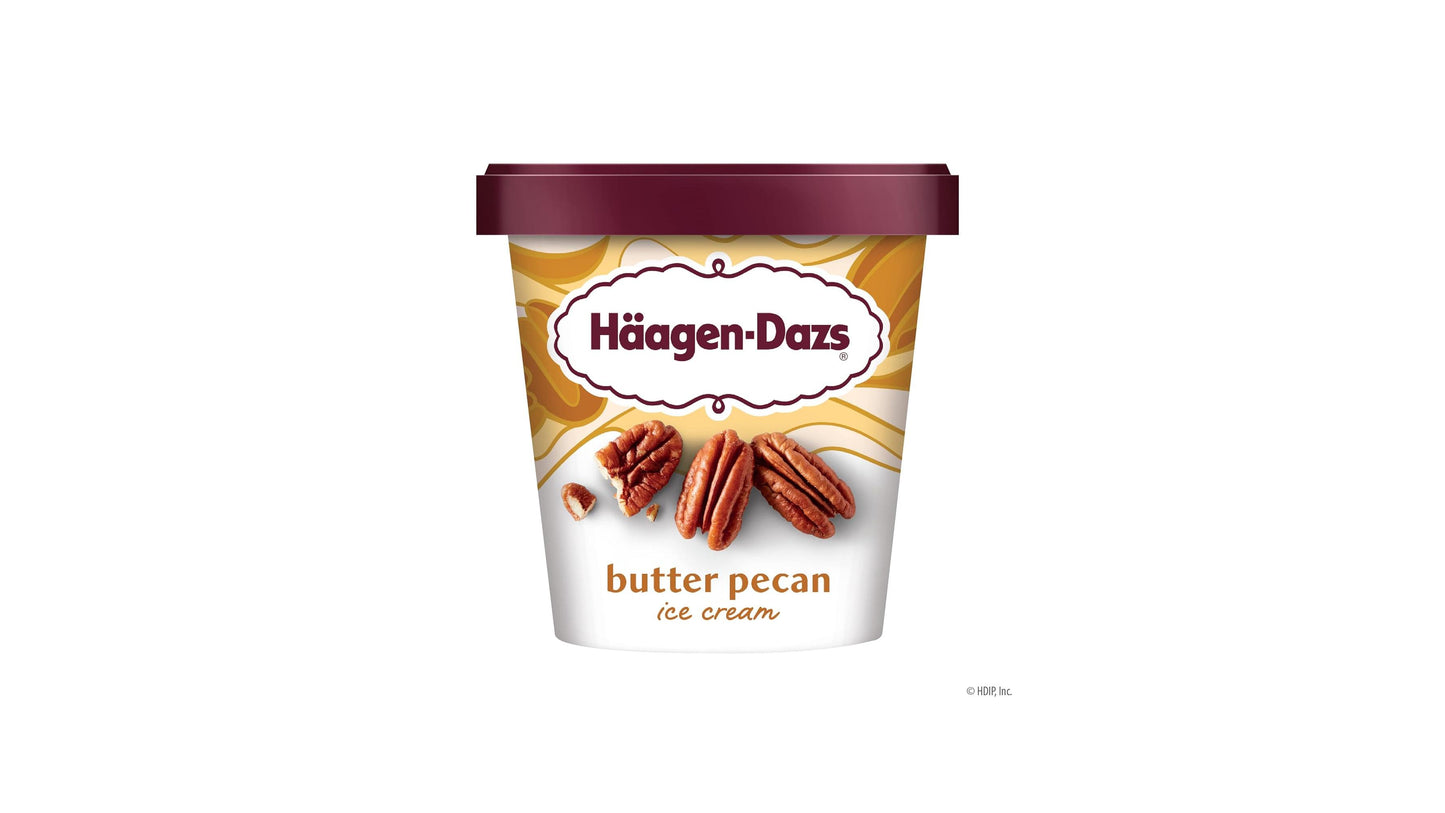 Haagen-Dazs Ice Cream, Butter Pecan 14 Fl Oz