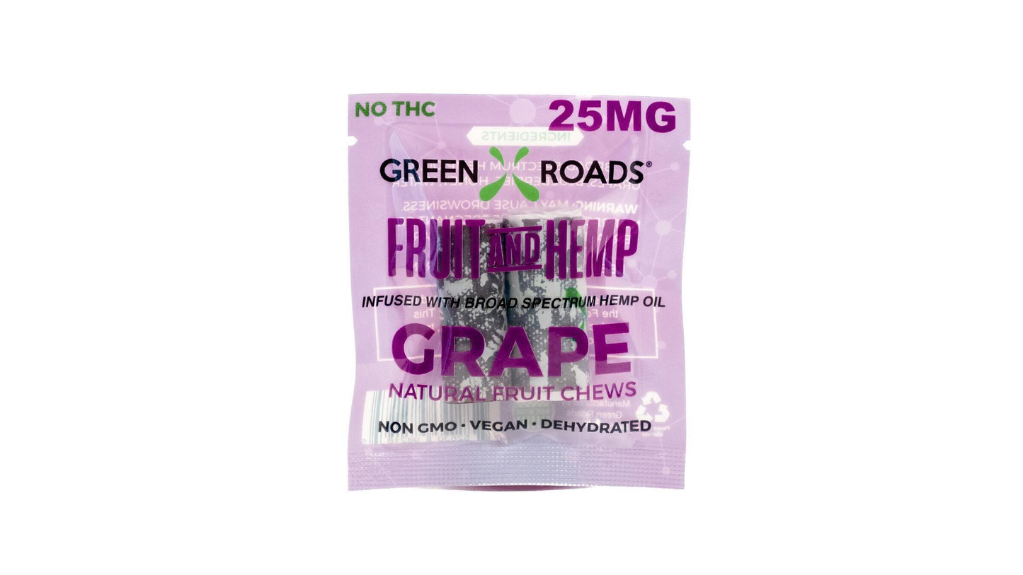 Green Roads CBD Edibles On The Go – Fruit + Hemp Grape (25mg)