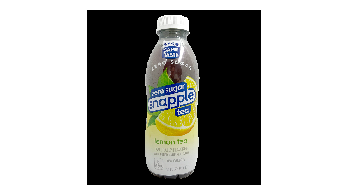 Snapple Zero Sugar Lemon Tea, 16 Fl Oz Recycled Plastic Bottle