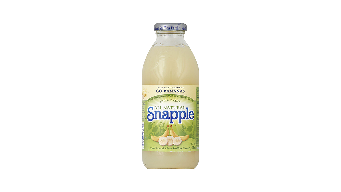 Snapple Go Bananas, 16 Fl Oz Glass Bottle