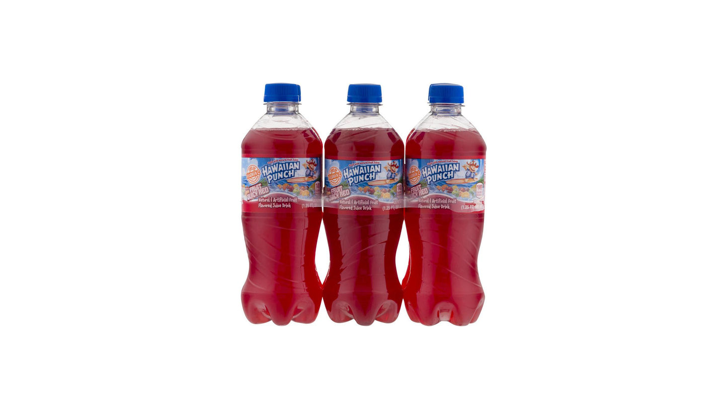 Hawaiian Punch Fruit Juicy Red - 20 Fl Oz Bottle