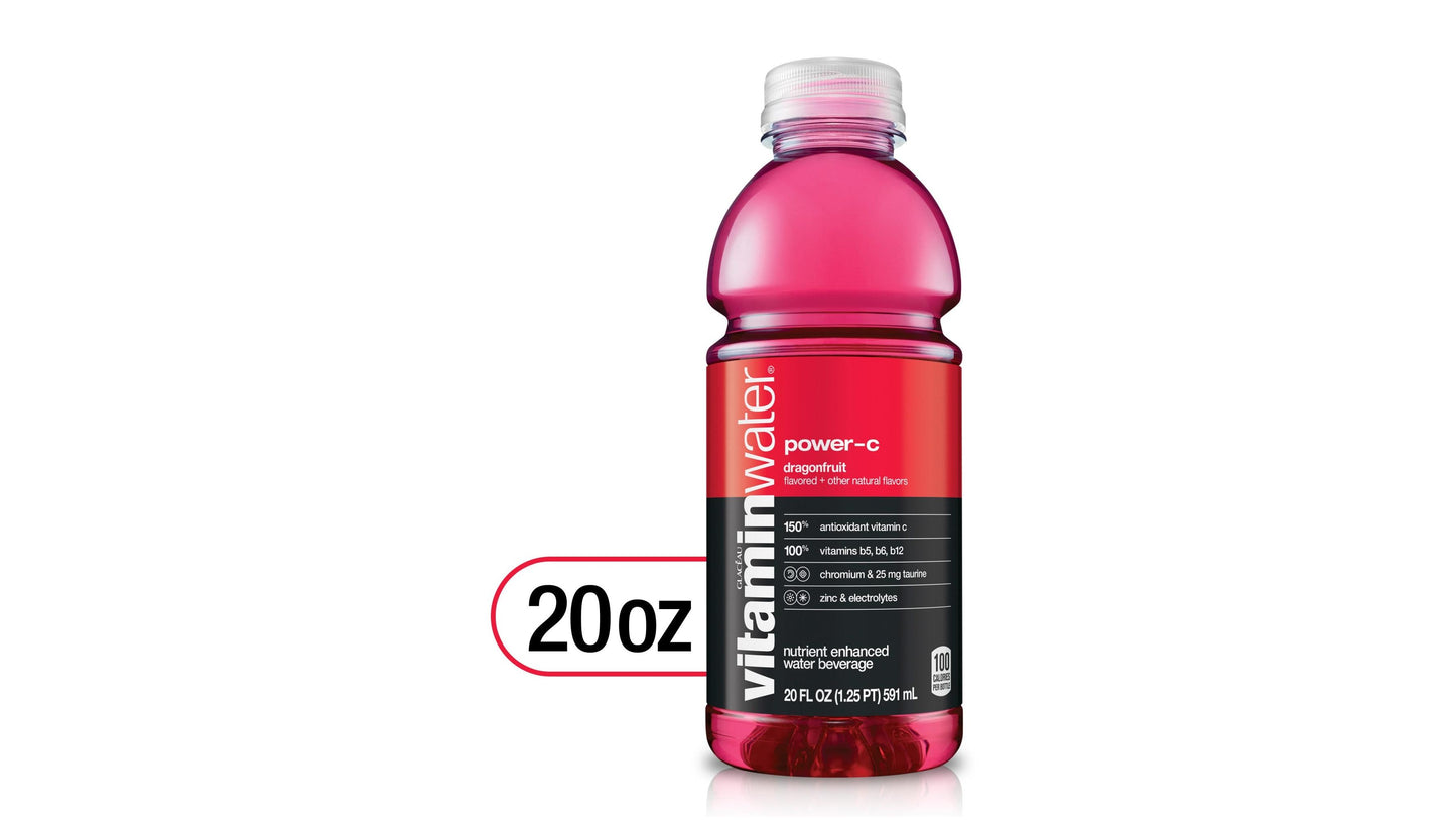 Vitamin Water Vitaminwater Power C, Dragonfruit Bottle, 20 Fl Oz