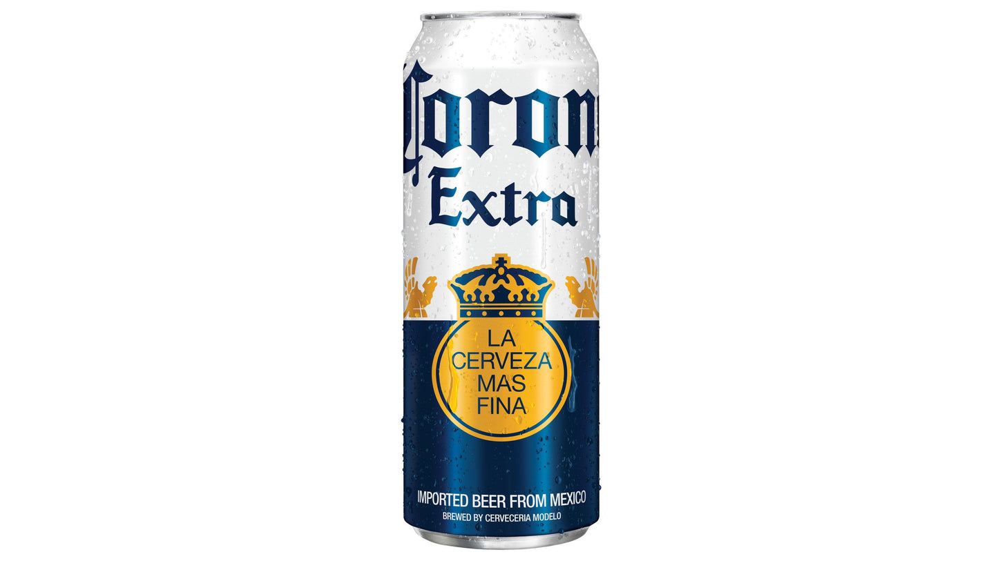 Corona Extra Lager Mexican Beer, 24 Fl Oz Can, 4.6% ABV