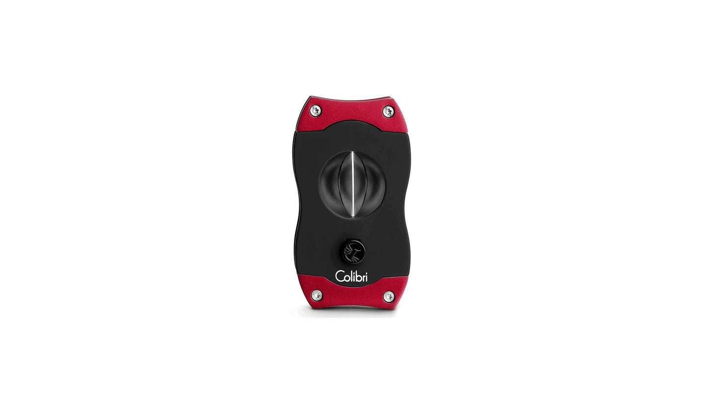 Colibri Cigar Cutter - V-Cut - Black & Red