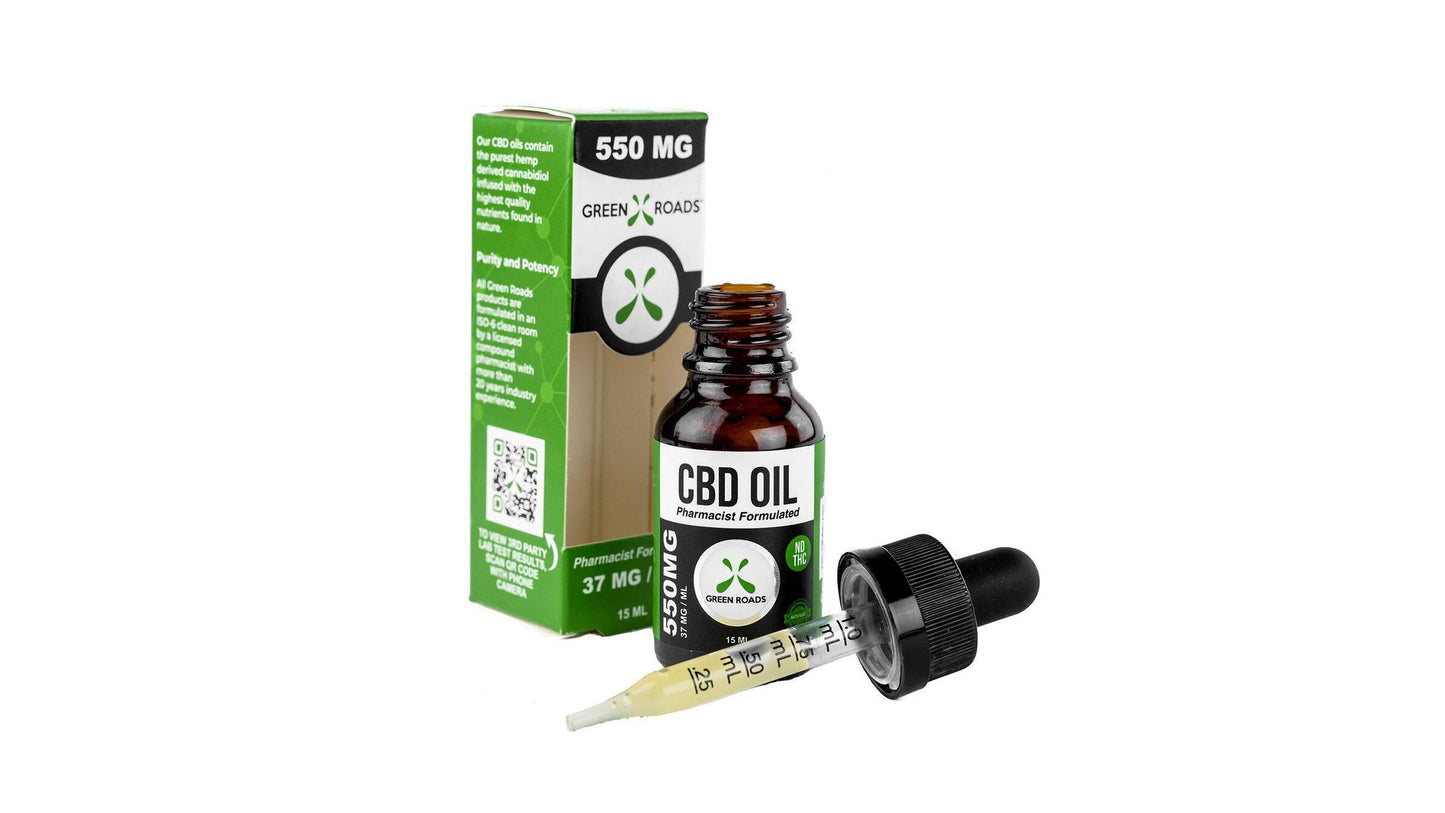 Green, Roads CBD Oil 550mg Sublingual