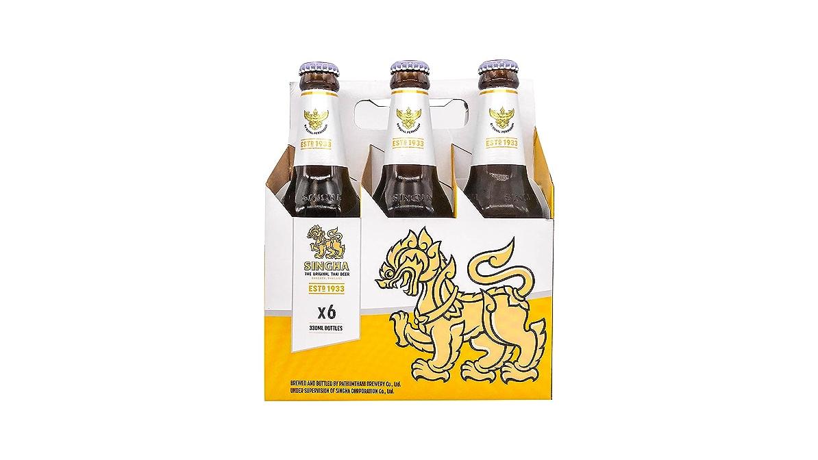 Singha Lager Beer, Premium Import