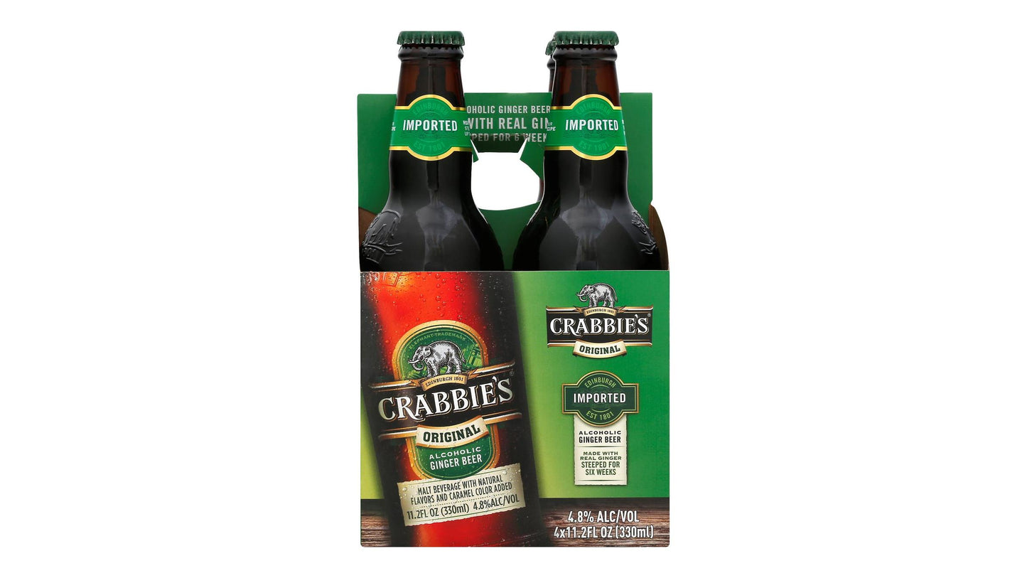 Crabbies Original Alcoholic Ginger Beer - 4pk / 11oz Bottles