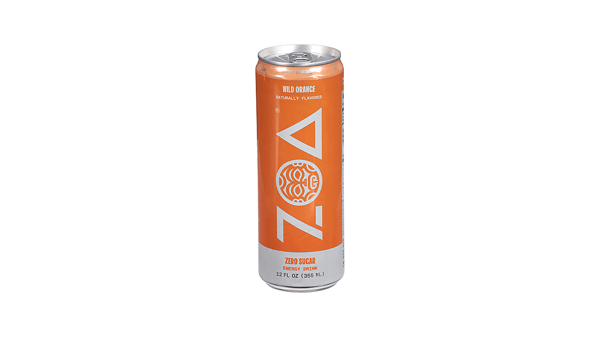 Zoa Wild Orange Zero Sugar Energy Drink - 12 Fl Oz Can