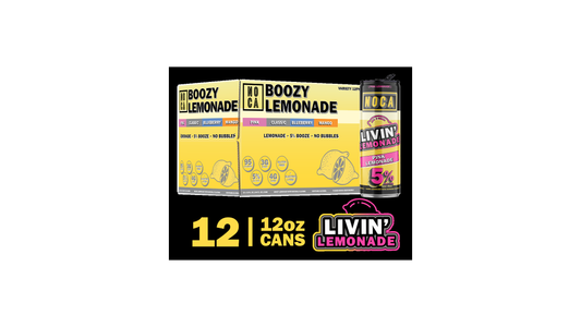 Noca Boozy Lemonade Mix 12oz 12-Pack Can