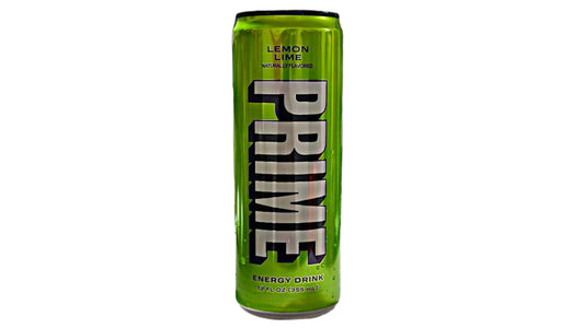 Prime Energy Drink, Lemon Lime 12 Fl Oz
