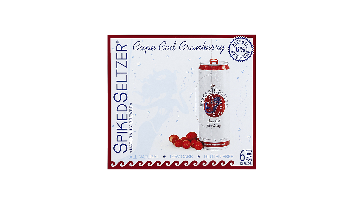 Spiked Seltzer Cape Cod Cranberry - 6pk / 12oz Cans