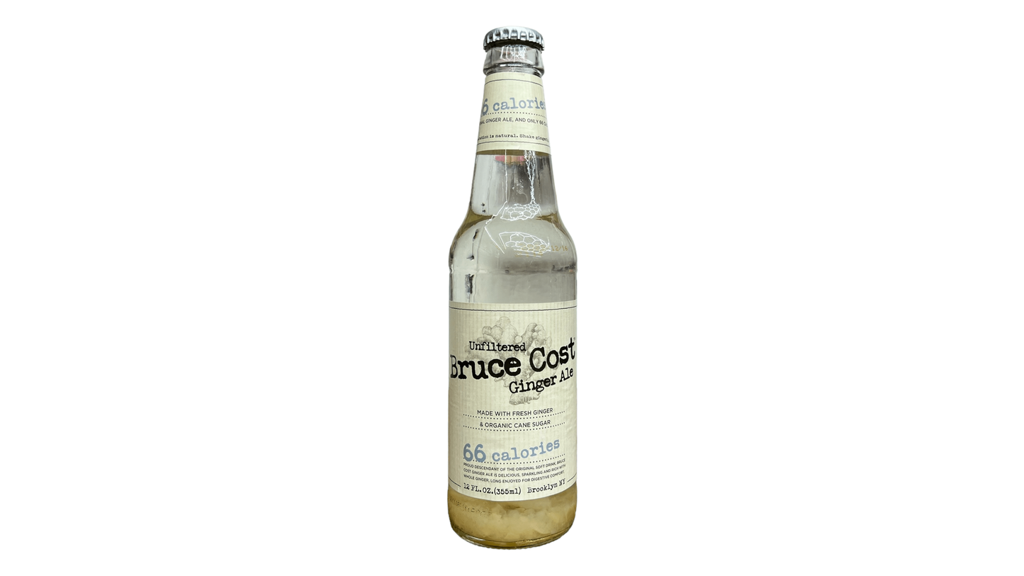 Bruce Cost 66 Calorie Ginger Ale (Sweetened With Monk-Fruit)