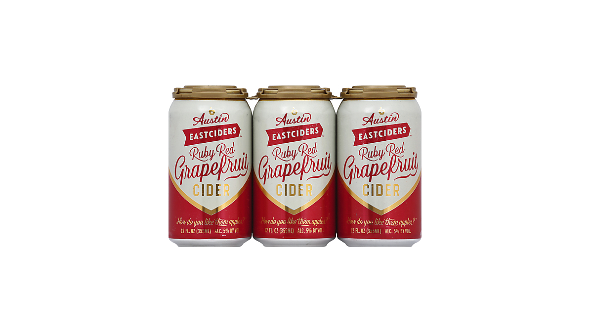 Austin Eastciders Cider, Ruby Red Grapefruit
