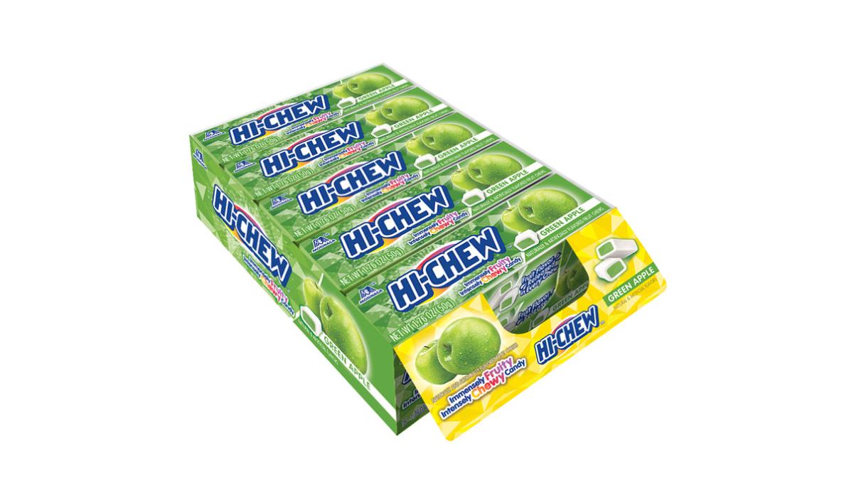 Hi-Chew Fruit Chews Green Apple Chewy Candy 50g